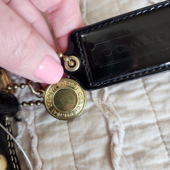 Coach Signature Crossbody Handbag Purse, Brown and Black - Picture 5 of 16